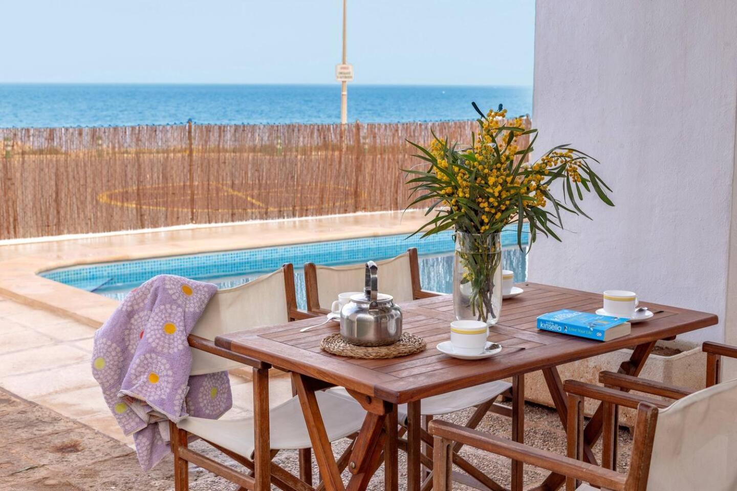 Villa Victor - Primera Linea Mar, Vista A Puesta De Sol Cala'N Blanes  Luaran gambar