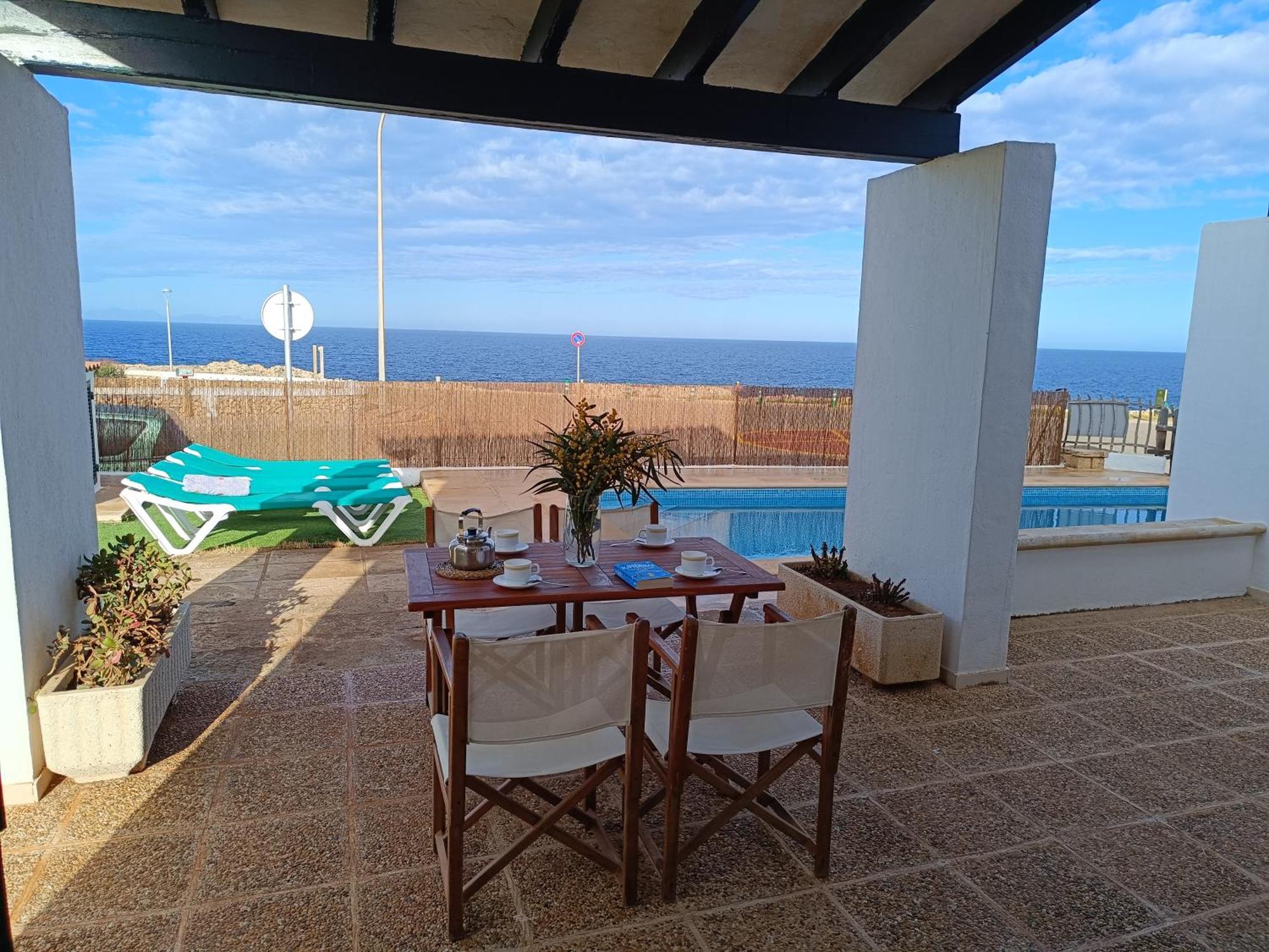 Villa Victor - Primera Linea Mar, Vista A Puesta De Sol Cala'N Blanes  Luaran gambar